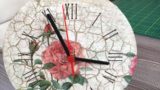 Reloj de pared con decoupage | parte 2 | Rincón de Arte | Nuevo Tiempo